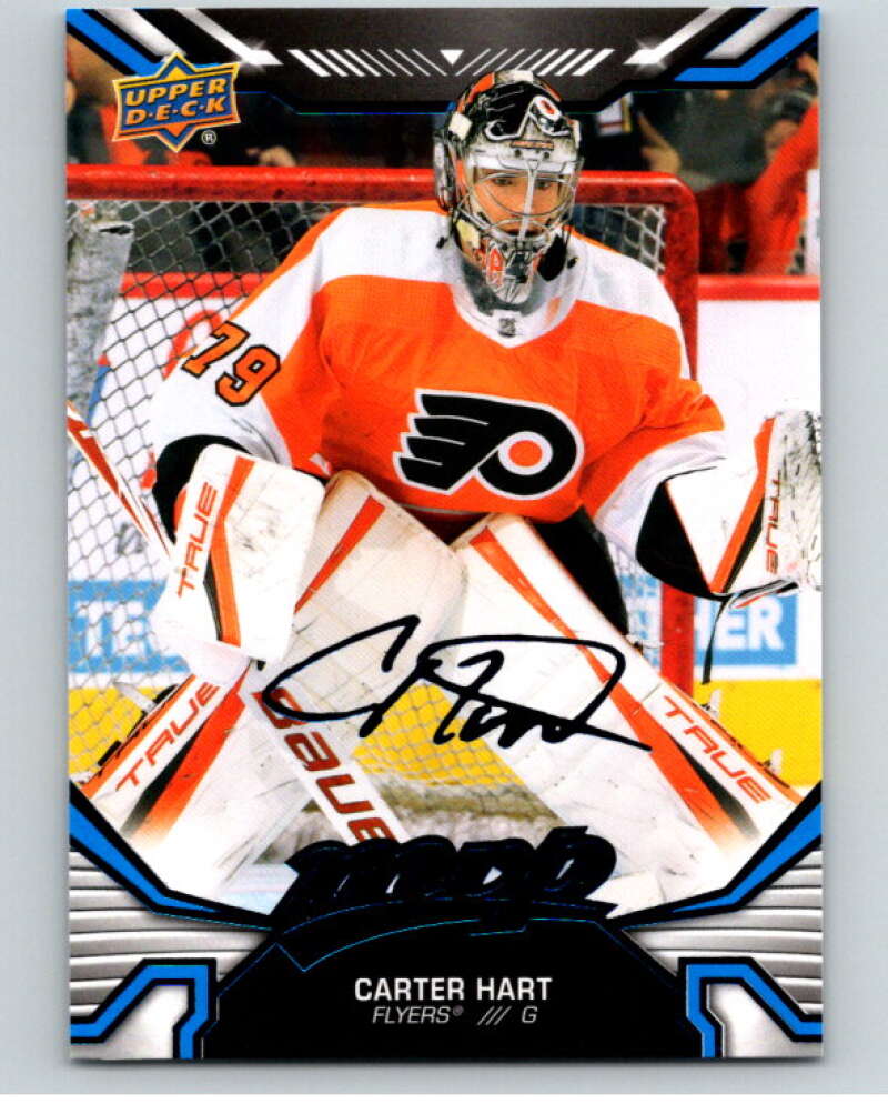 2022-23 UD MVP Blue Script #31 Carter Hart Philadelphia Flyers V86091 Image 1