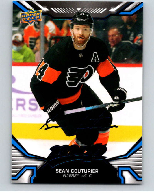 2022-23 UD MVP  Blue Script #37 Sean Couturier  Philadelphia Flyers  V86097 Image 1