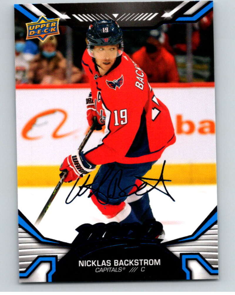 2022-23 UD MVP Blue Script #41 Nicklas Backstrom Washington Capitals V86101 Image 1