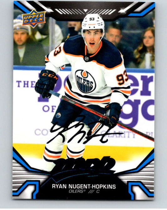 2022-23 UD MVP  Blue Script #46 Ryan Nugent-Hopkins  Edmonton Oilers  V86106 Image 1