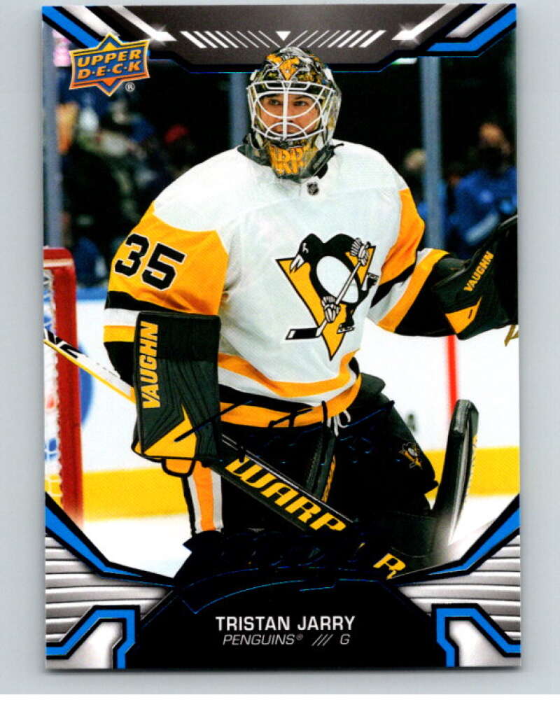 2022-23 UD MVP Blue Script #68 Tristan Jarry Pittsburgh Penguins V86128 Image 1