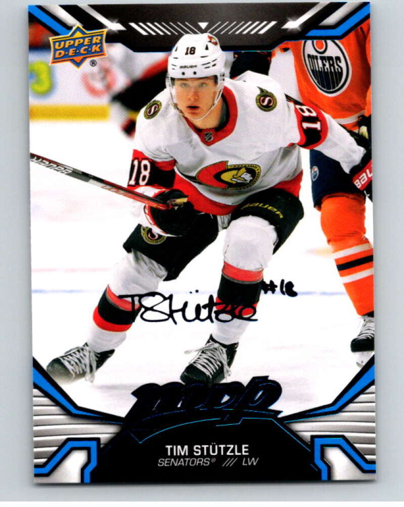 2022-23 UD MVP Blue Script #72 Tim Stutzle Ottawa Senators V86132 Image 1