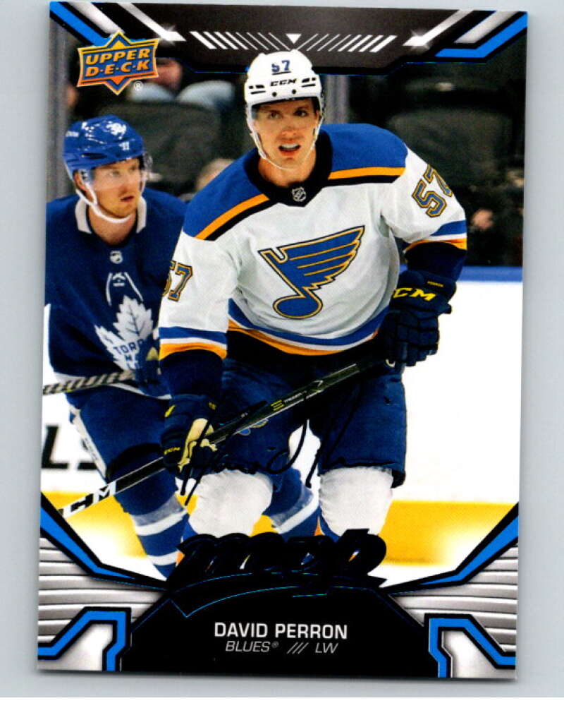 2022-23 UD MVP Blue Script #73 David Perron St. Louis Blues V86133 Image 1