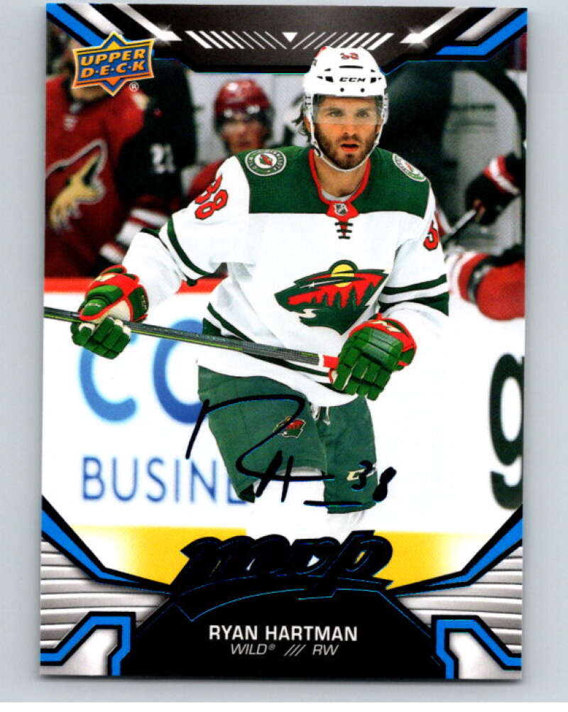 2022-23 UD MVP Blue Script #83 Ryan Hartman Minnesota Wild V86143 Image 1