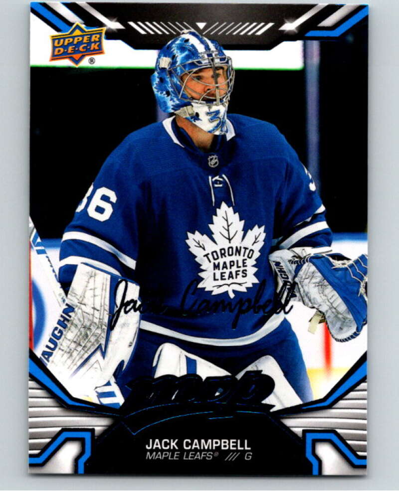 2022-23 UD MVP Blue Script #87 Jack Campbell Toronto Maple Leafs V86147 Image 1
