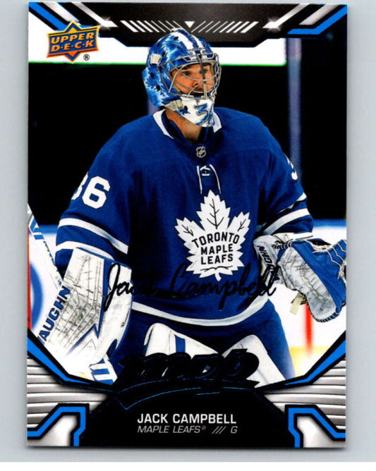 2022-23 UD MVP  Blue Script #87 Jack Campbell  Toronto Maple Leafs  V86147 Image 1
