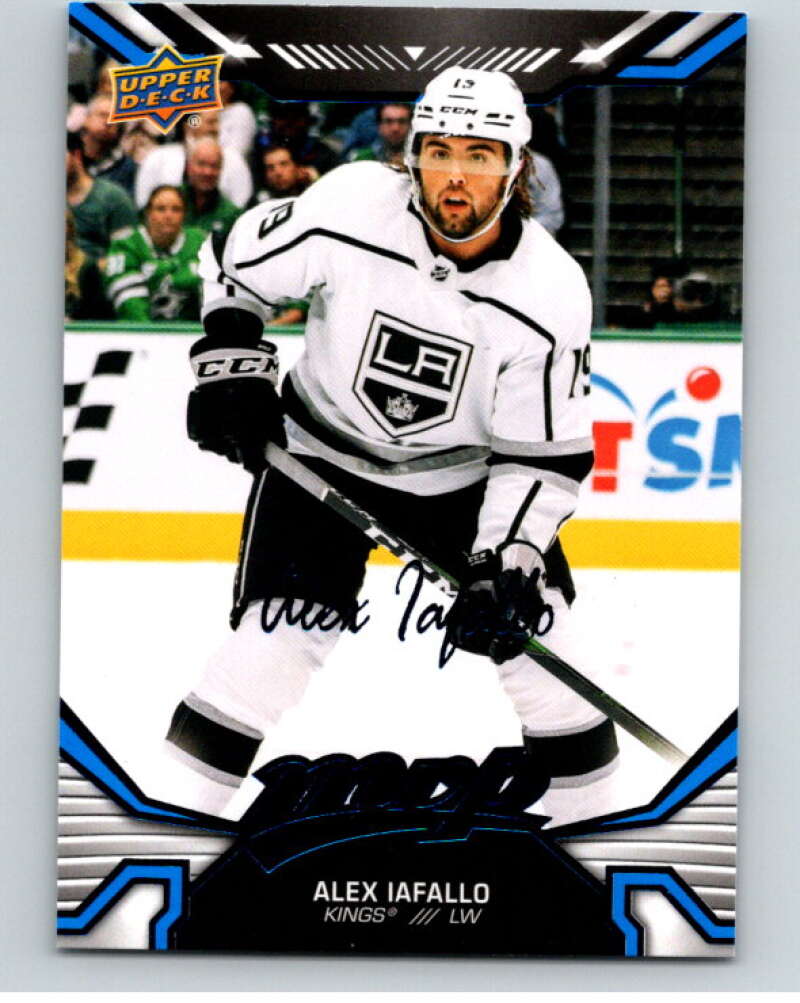 2022-23 UD MVP Blue Script #94 Alex Iafallo Los Angeles Kings V86154 Image 1