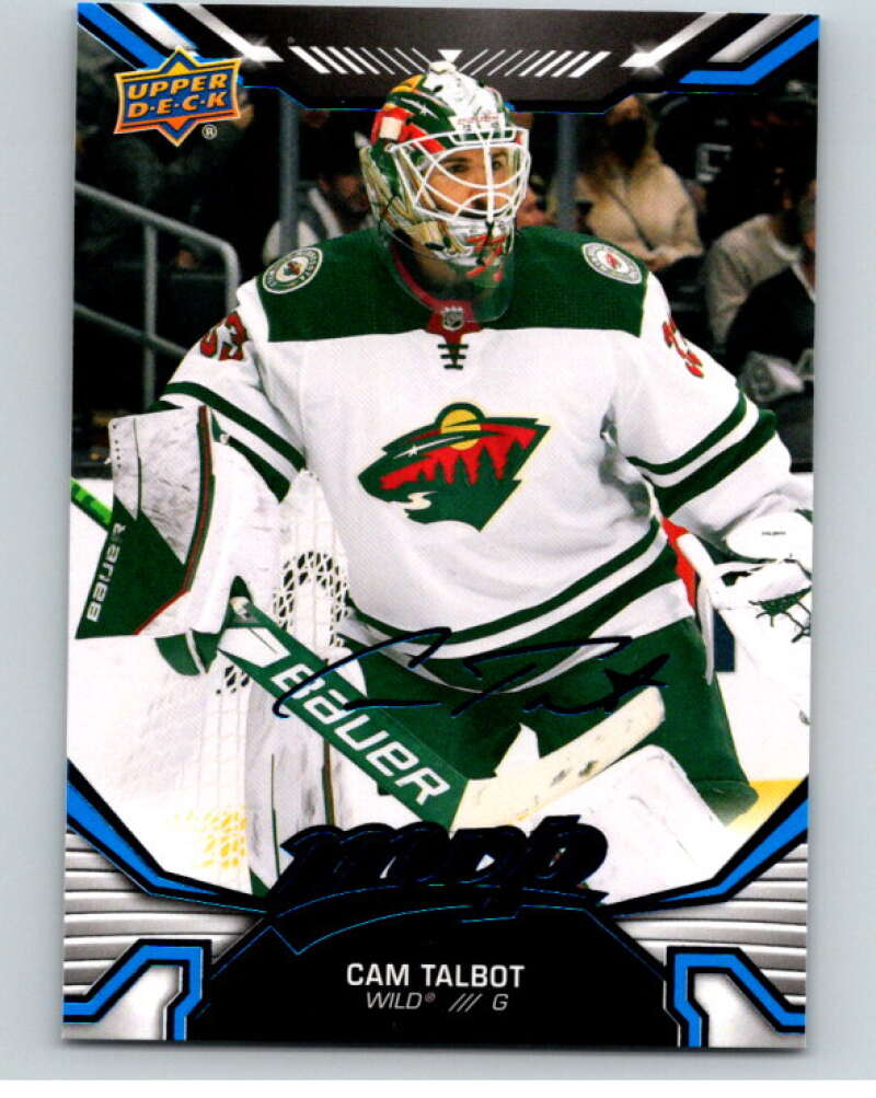 2022-23 UD MVP Blue Script #98 Cam Talbot Minnesota Wild V86158 Image 1