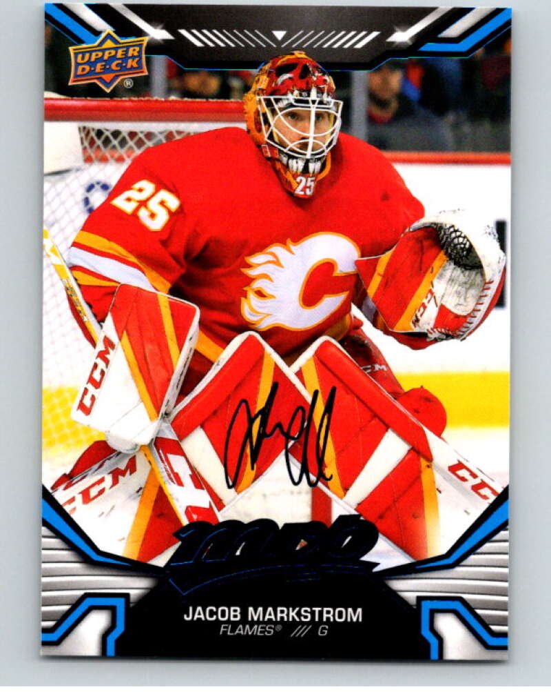 2022-23 UD MVP Blue Script #115 Jacob Markstrom Calgary Flames V86175 Image 1