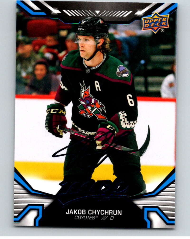 2022-23 UD MVP Blue Script #117 Jakob Chychrun Arizona Coyotes V86177 Image 1