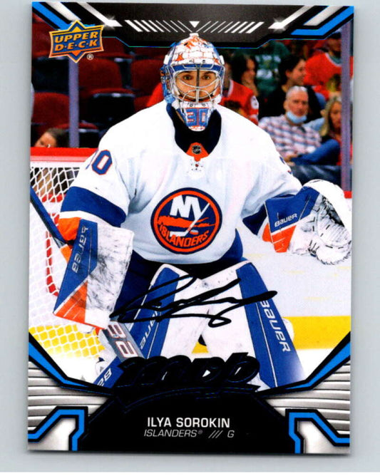 2022-23 UD MVP  Blue Script #118 Ilya Sorokin  New York Islanders  V86178 Image 1