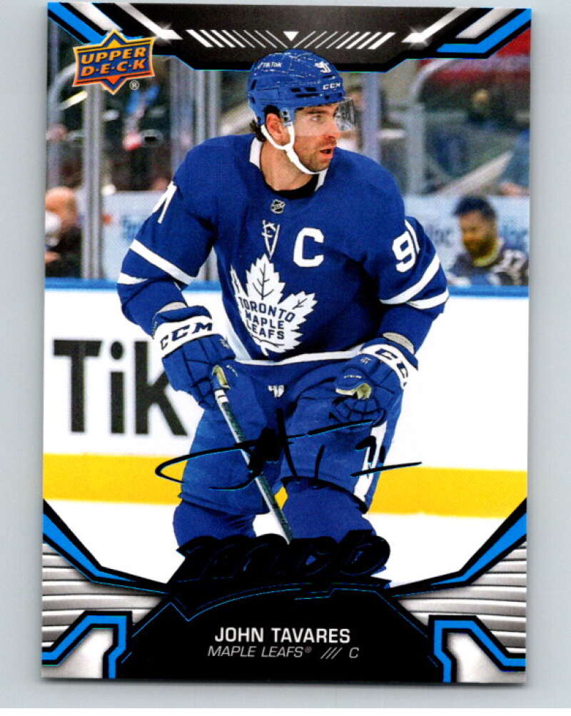 2022-23 UD MVP Blue Script #125 John Tavares Toronto Maple Leafs V86185 Image 1