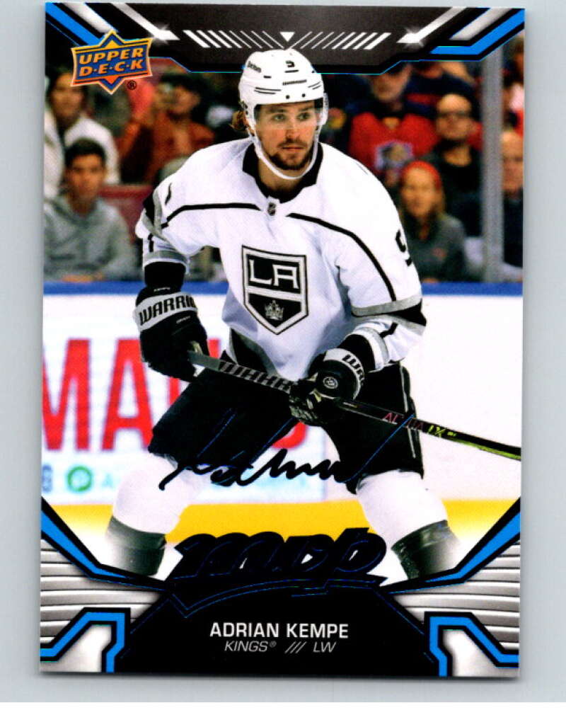 2022-23 UD MVP Blue Script #131 Adrian Kempe Los Angeles Kings V86191 Image 1