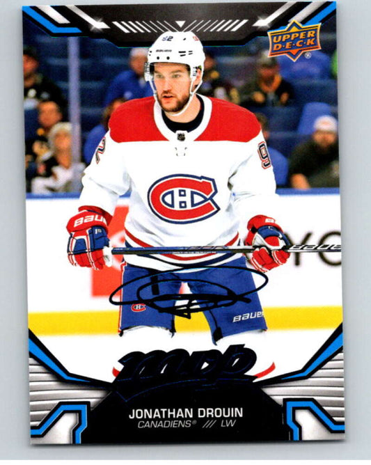 2022-23 UD MVP  Blue Script #134 Jonathan Drouin  Montreal Canadiens  V86194 Image 1