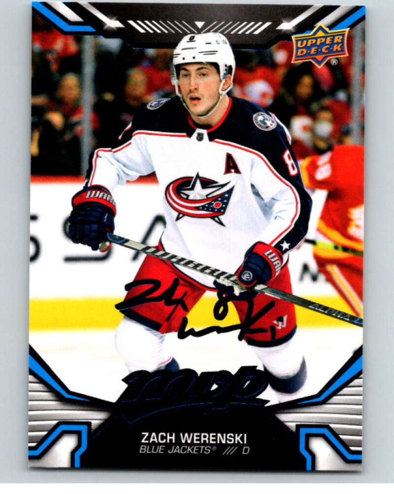 2022-23 UD MVP Blue Script #146 Zach Werenski Columbus Blue Jackets V86206 Image 1