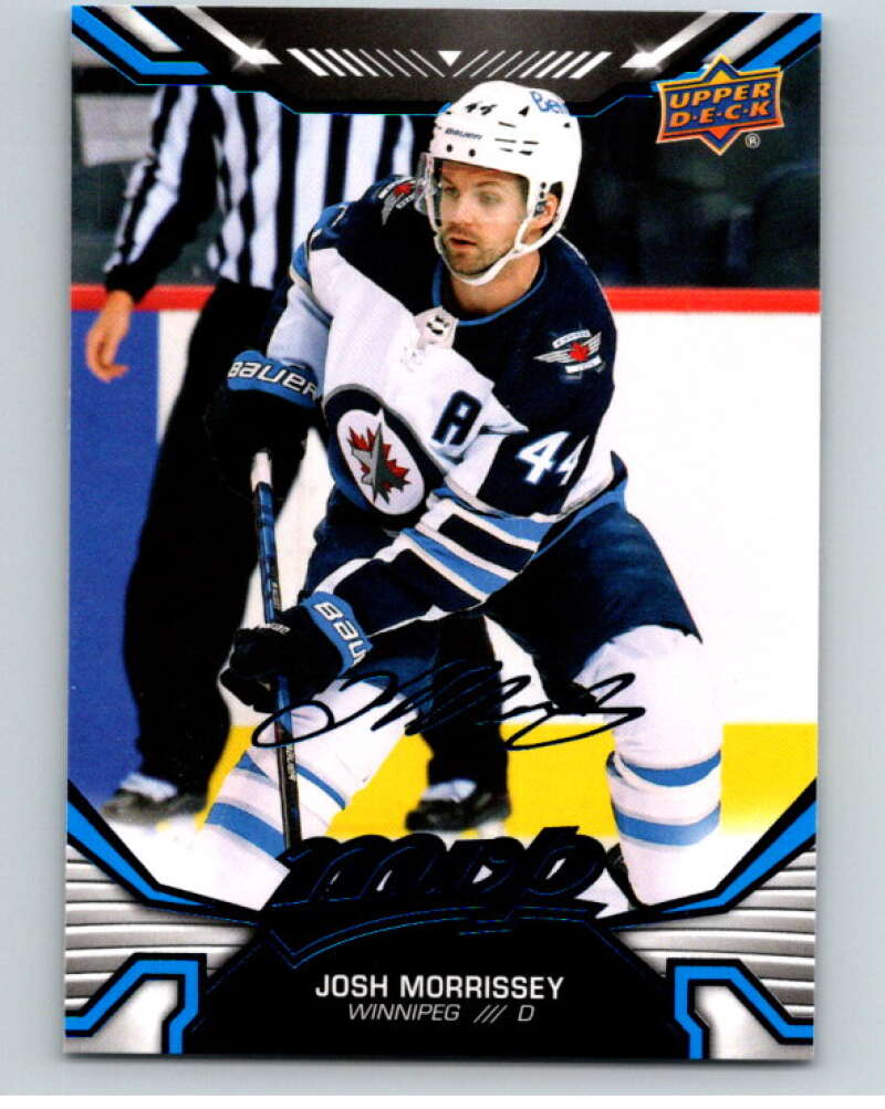 2022-23 UD MVP Blue Script #153 Josh Morrissey Winnipeg Jets V86213 Image 1