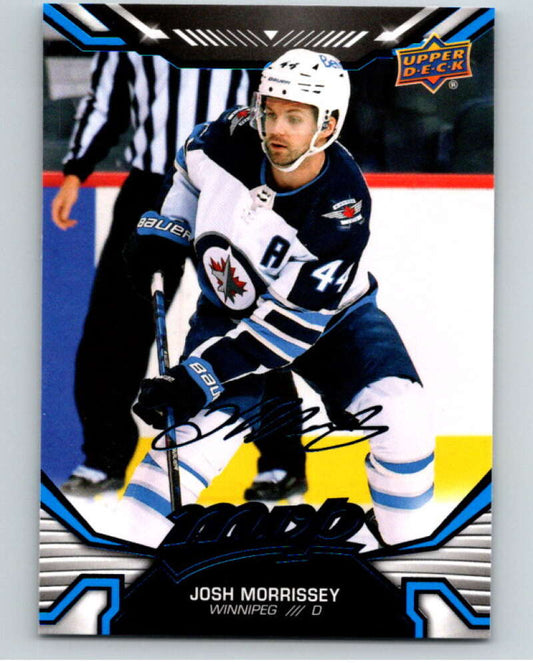 2022-23 UD MVP  Blue Script #153 Josh Morrissey  Winnipeg Jets  V86213 Image 1