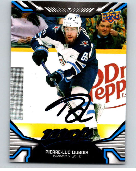 2022-23 UD MVP  Blue Script #156 Pierre-Luc Dubois  Winnipeg Jets  V86216 Image 1