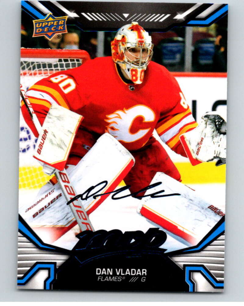 2022-23 UD MVP Blue Script #157 Dan Vladar Calgary Flames V86217 Image 1