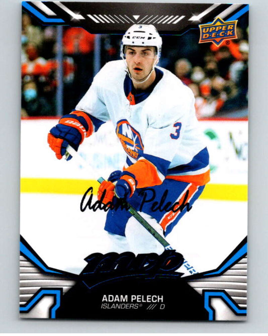2022-23 UD MVP  Blue Script #158 Adam Pelech  New York Islanders  V86218 Image 1