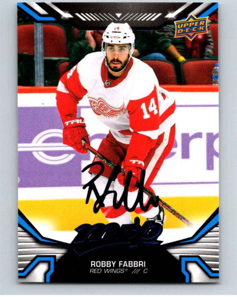 2022-23 UD MVP Blue Script #161 Robby Fabbri Detroit Red Wings V86221 Image 1