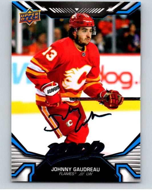 2022-23 UD MVP  Blue Script #164 Johnny GaUD reau  Calgary Flames  V86224 Image 1