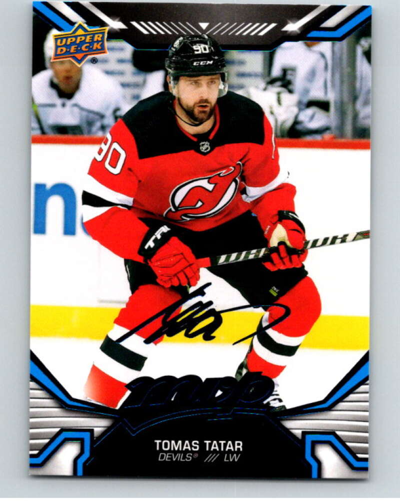 2022-23 UD MVP Blue Script #167 Tomas Tatar New Jersey Devils V86227 Image 1