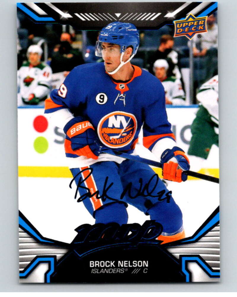 2022-23 UD MVP Blue Script #172 Brock Nelson New York Islanders V86232 Image 1