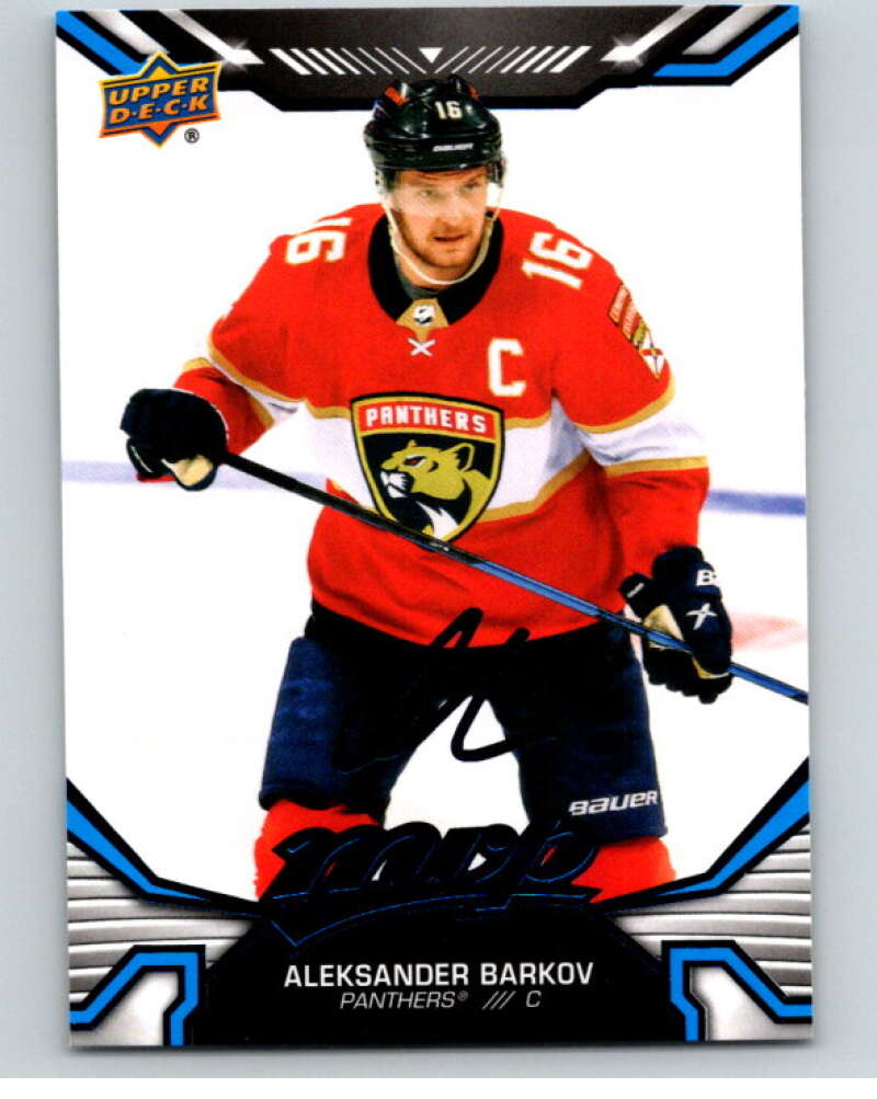 2022-23 UD MVP Blue Script #182 Aleksander Barkov Florida Panthers V86242 Image 1