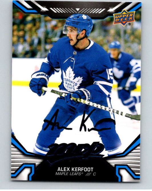 2022-23 UD MVP  Blue Script #190 Alex Kerfoot  Toronto Maple Leafs  V86250 Image 1