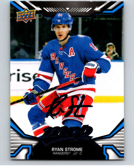 2022-23 UD MVP  Blue Script #191 Ryan Strome  New York Rangers  V86251 Image 1