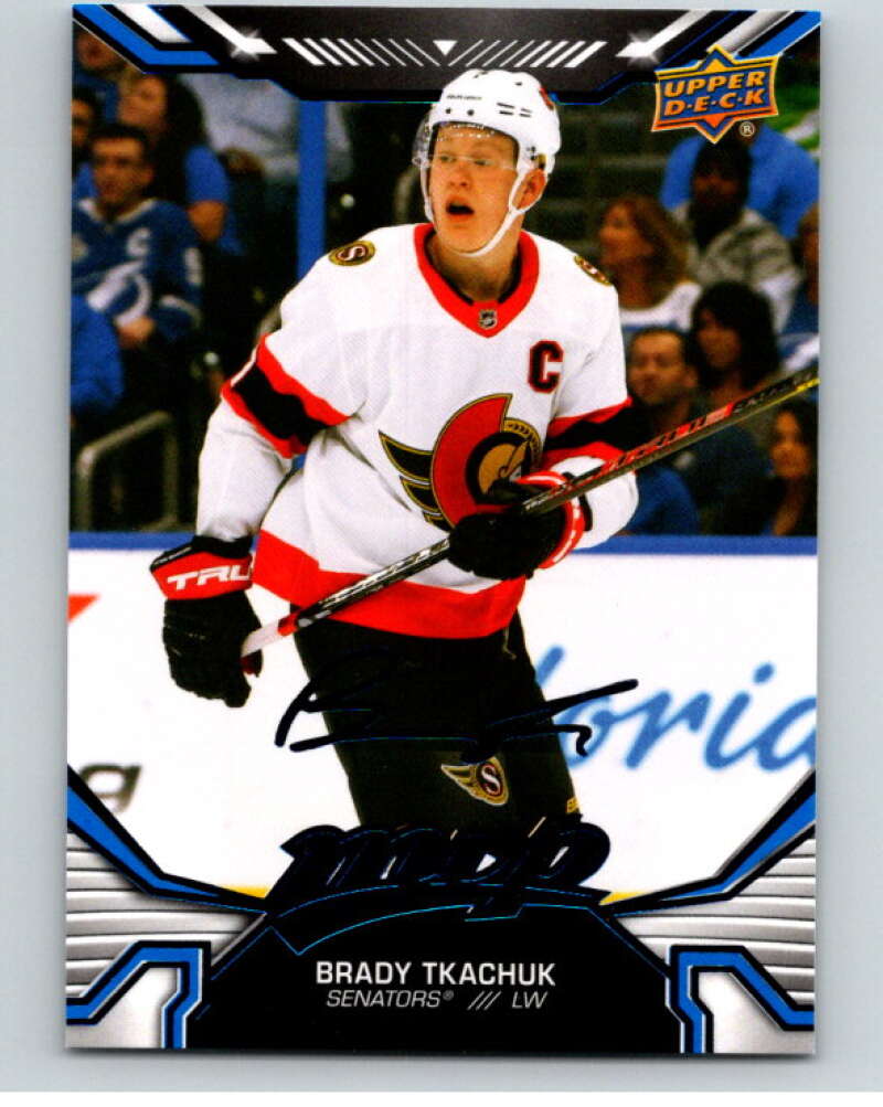 2022-23 UD MVP Blue Script #203 Brady Tkachuk Ottawa Senators V86263 Image 1