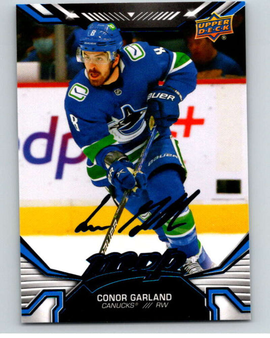 2022-23 UD MVP  Blue Script #204 Conor Garland  Vancouver Canucks  V86264 Image 1