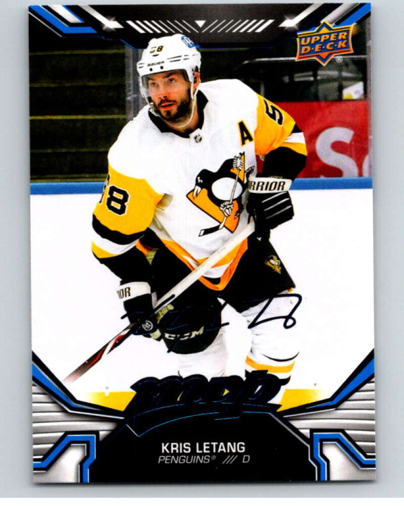 2022-23 UD MVP Blue Script #207 Kris Letang Pittsburgh Penguins V86267 Image 1