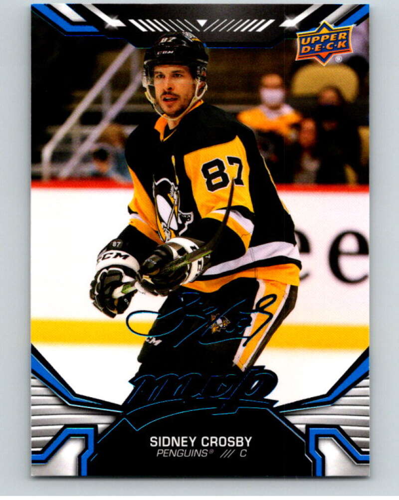 2022-23 UD MVP Blue Script #218 Sidney Crosby Pittsburgh Penguins V86278 Image 1