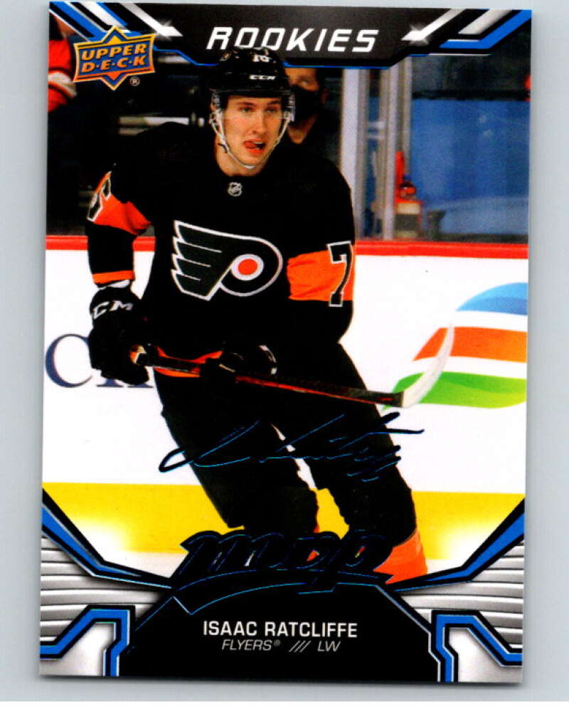 2022-23 UD MVP Blue Script #223 Isaac Ratcliffe RC Rookie Flyers V86283 Image 1