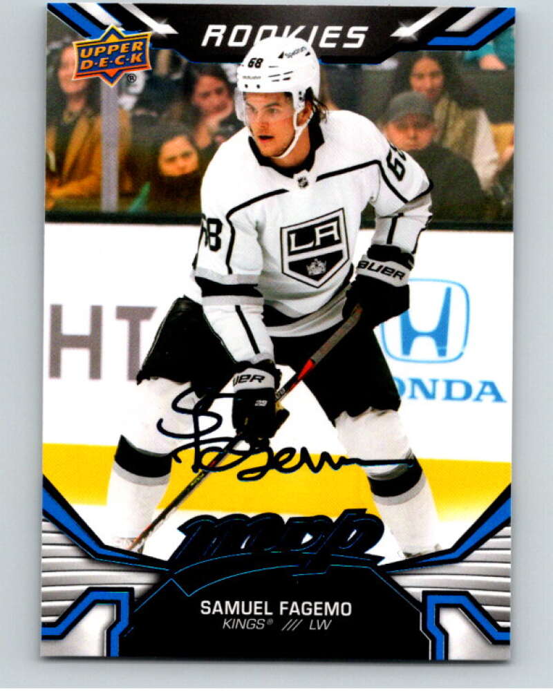 2022-23 UD MVP Blue Script #235 Samuel Fagemo RC Rookie Kings V86294 Image 1