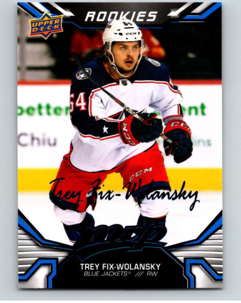 2022-23 UD MVP Blue Script #239 Trey Fix-Wolansky RC Rookie Jackets V86298 Image 1