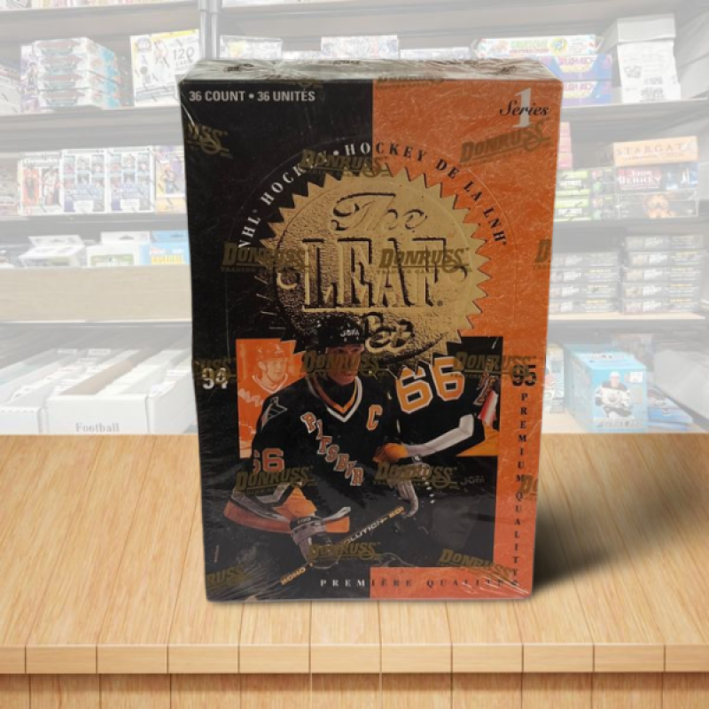 1994-95 Donruss Leaf Series 1 Hockey Hobby Factory Box - 36 Packs Image 1