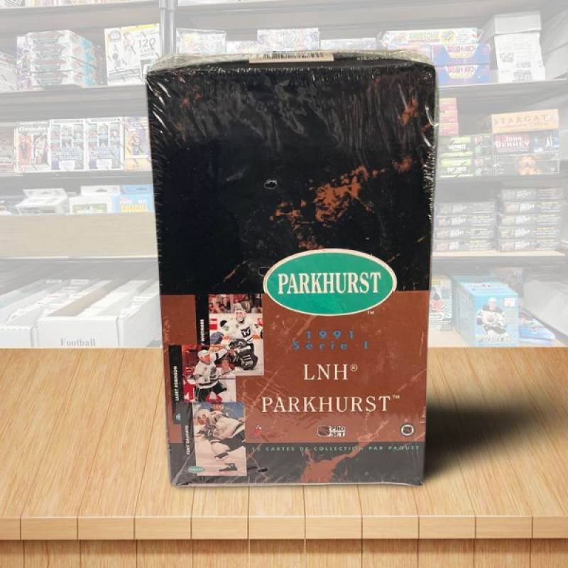 1991-92 Parkhurst French Canadian Series 1 Hockey Hobby Box - 36 Packs Per Box Image 1
