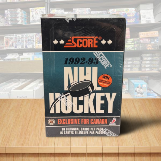1992-93 Score Canadian Hockey Hobby Box - 36 Packs Per Box Image 1