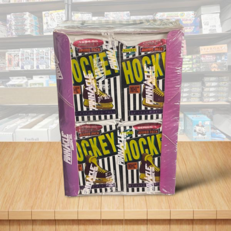 1994-95 Pinnacle Score Series 1 Hockey JUMBO Hobby Box - 24 Packs Per Box Image 1