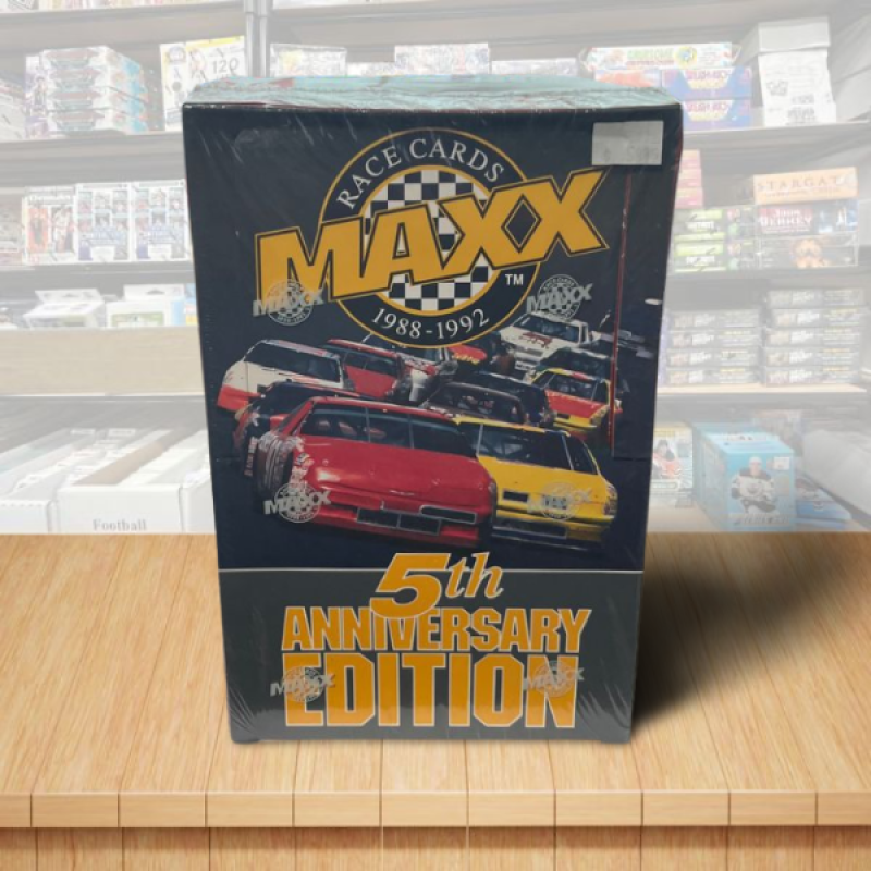 Maxx Nascar 1988-1992 5th Anniversary Trading Cards Factory Box - 24 Packs Image 1