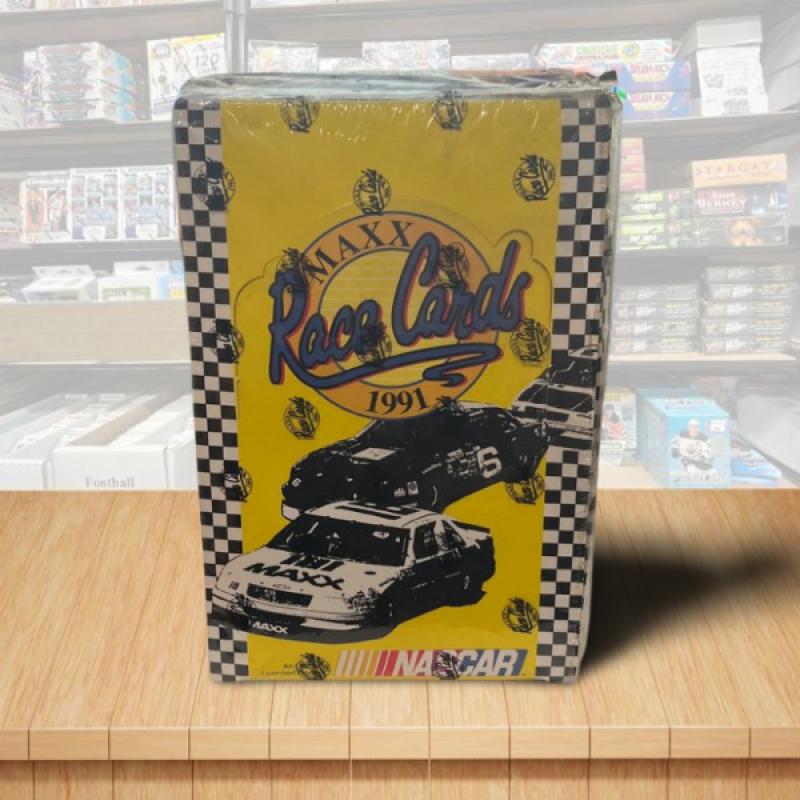 1991 Nascar Maxx Race Trading Cards Sealed Factory Box - 36 Packs Image 1