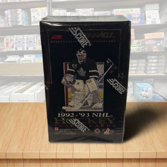 1992-93 Pinnacle Canadian Edition Hockey Hobby Box - 36 Packs Per Box Image 1