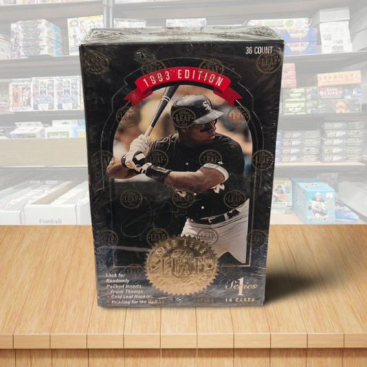 1993 Leaf Series 1 Baseball Hobby Sealed Box - 36 Packs Per Box Image 1