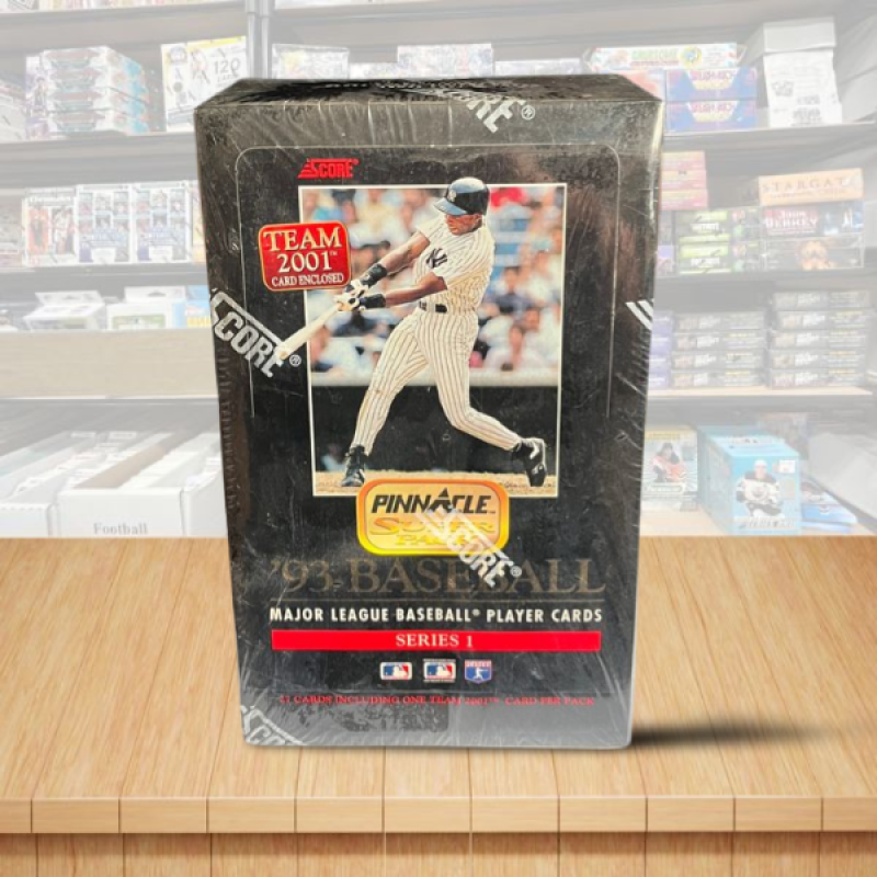 1993 Pinnacle Series 1 Baseball Hobby Sealed FAT PACK Box - 36 Packs Per Box  Image 1