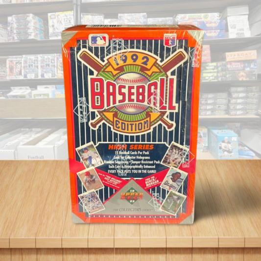 1992 Upper Deck High Series Baseball Hobby Sealed Box - 36 Packs Per Box Image 1