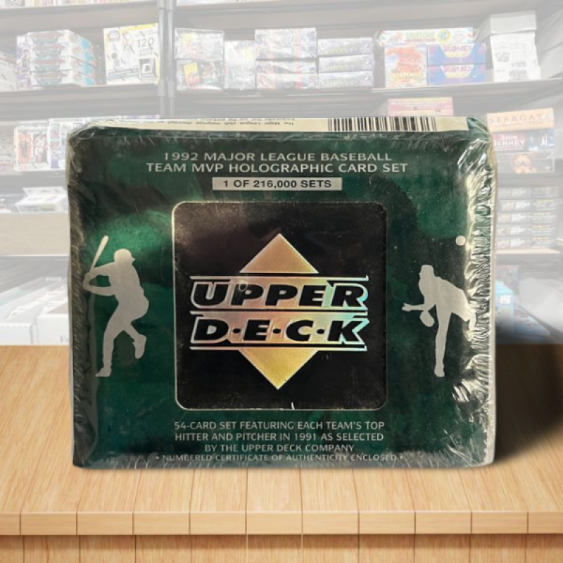 1992 Upper Deck Team MVP Holographic Baseball Boxed 54 Card Set Image 1