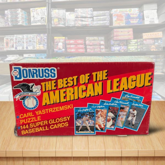 1990 Donruss Best of American League Baseball Hobby Sealed Box - 143 Cards Image 1
